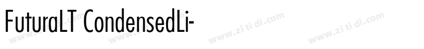 FuturaLT CondensedLi字体转换